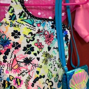 Girls sz 4 -5 OP bathing suit top
